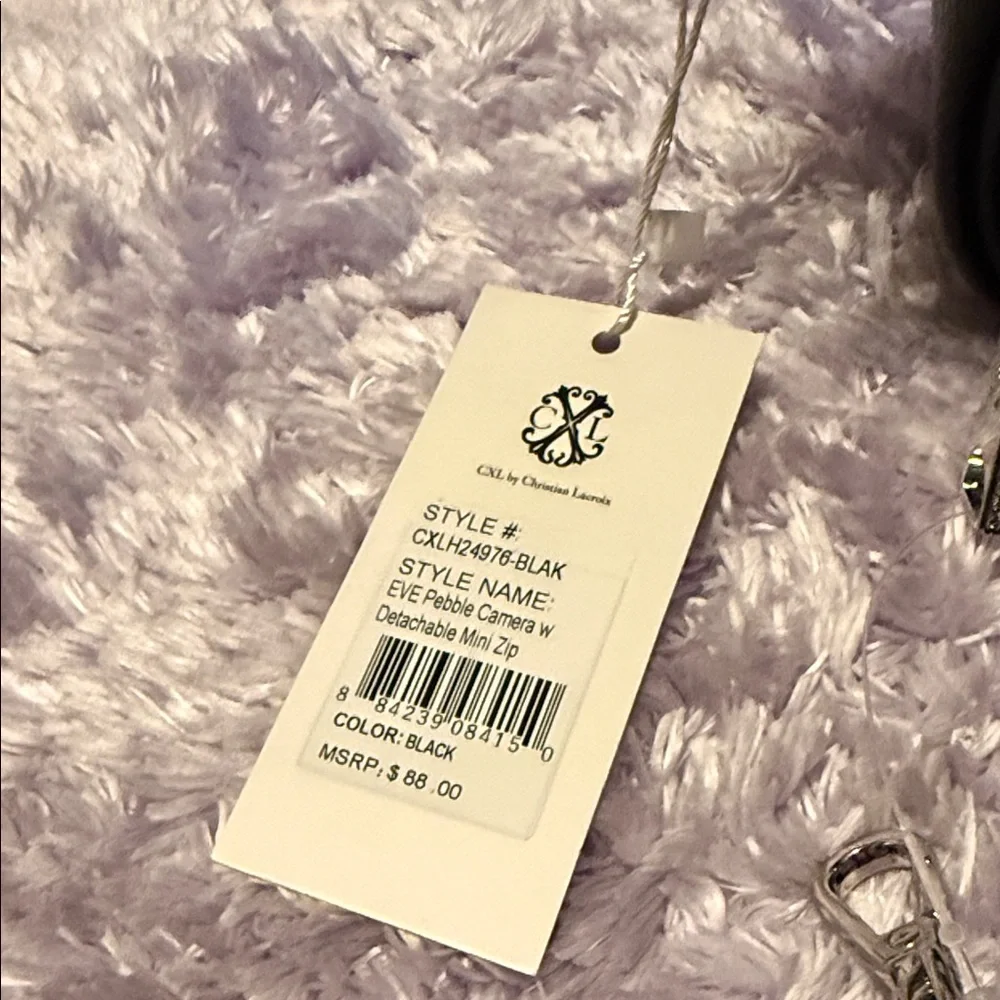 LChristian Lacroix Black camera Bag and Wallet Set NWT - Picture 9 of 11